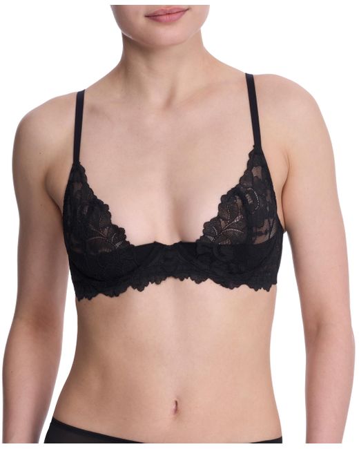 Natori Black Peony Unlined Underwire