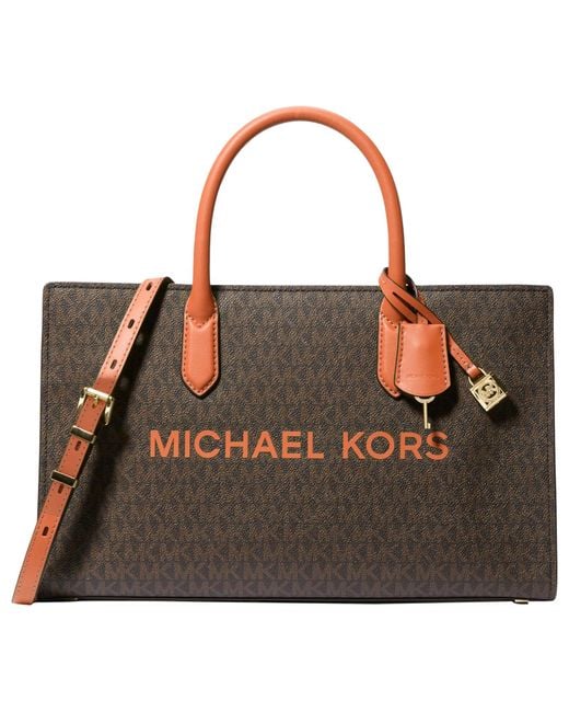 Michael Kors Brown Scarlett Medium Satchel