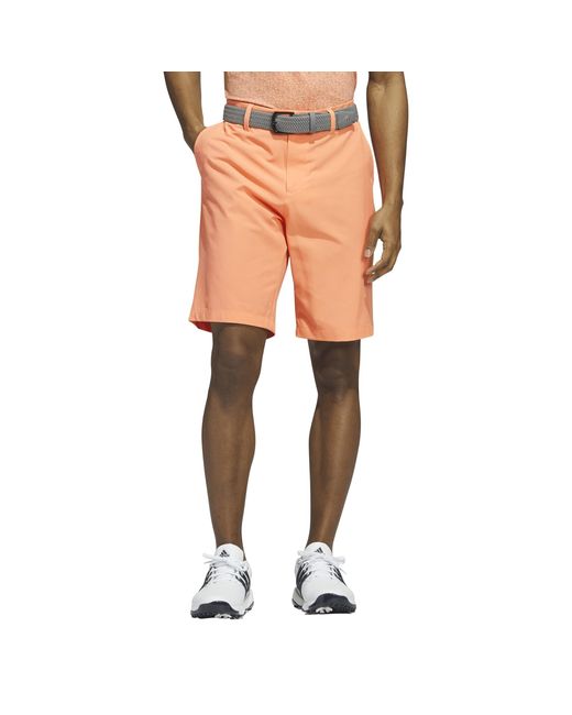 Adidas Originals Orange Ultimate365 10 Golf Shorts for men