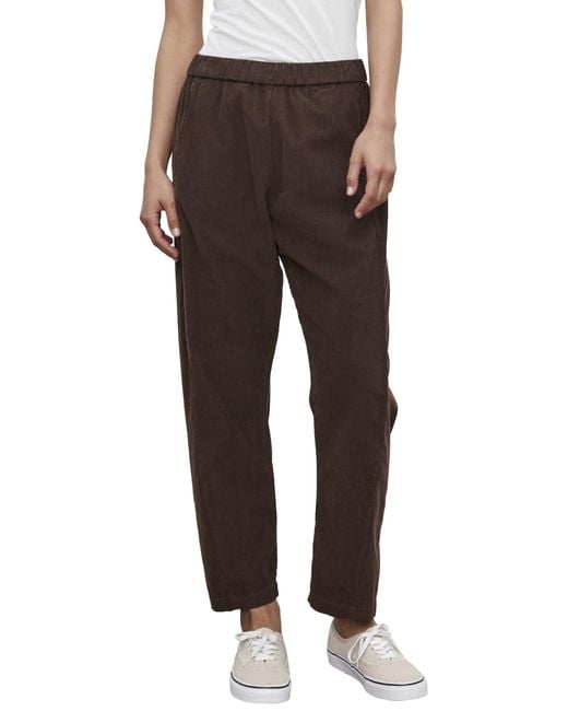 Velvet By Graham & Spencer Black Laney Cotton Corduroy Pant