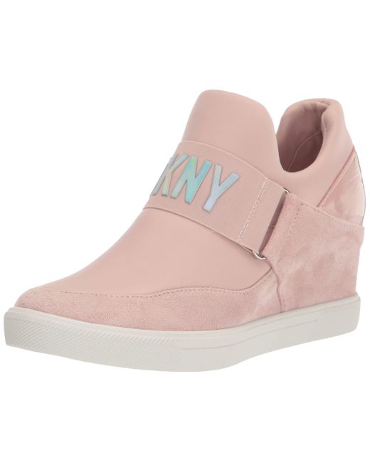 DKNY Pink Everyday Comfortable Cosmos-wedge Sneaker