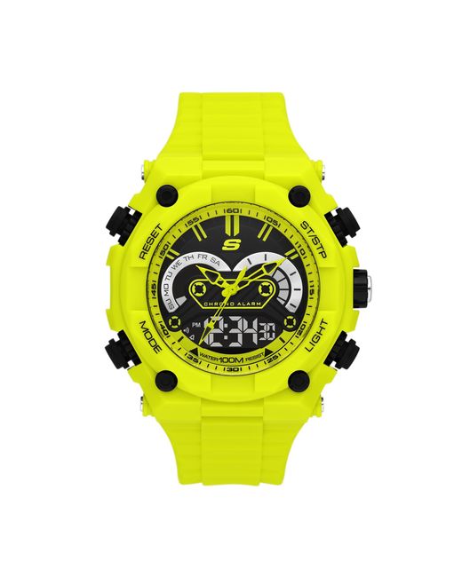 Skechers Yellow El Segundo Analog-digital Chronograph Watch for men