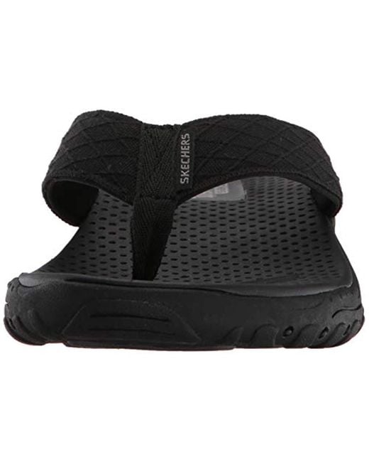 skechers reggae mens black