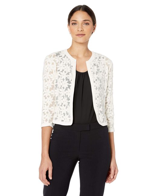 anne klein lace cardigan