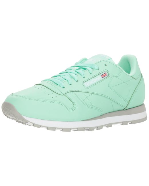 reebok classic green white
