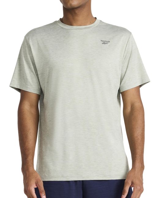 Reebok Gray Apparel Showdown Short Sleeve Crewneck T-shirt for men
