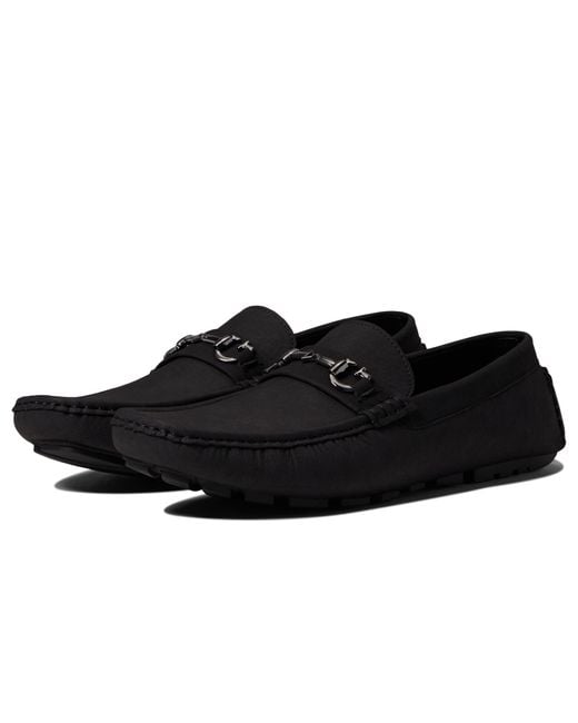 Guess Adlers9 Driving Style Loafer in Black Suede (Black) for Men Lyst