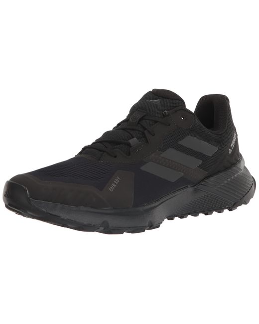 Adidas Black Terrex Soulstride Rain.rdy Trail Running Shoes for men