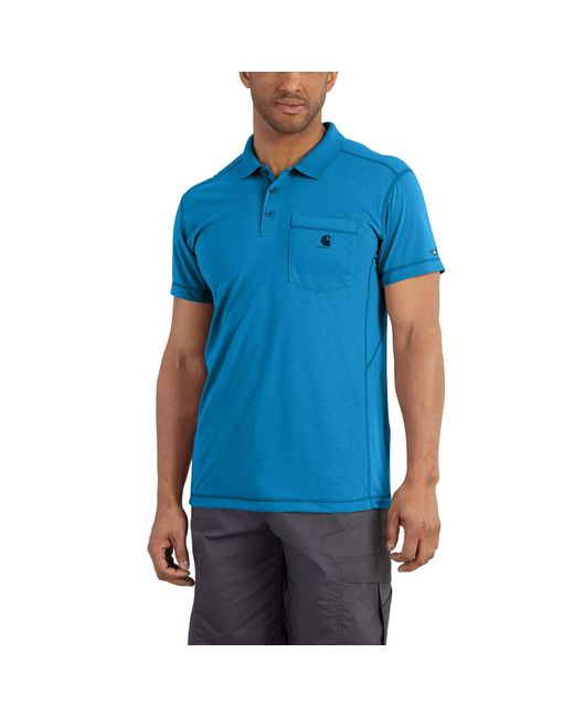 Carhartt Synthetic Force Extremes Pocket Polo in Blue for Men 