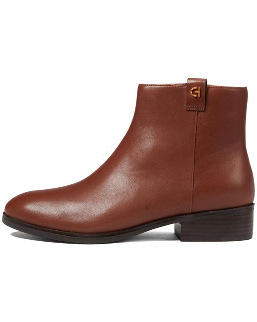 Cole Haan Brown Leigh Bootie Hiking Boot