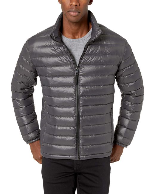calvin klein packable down jacket