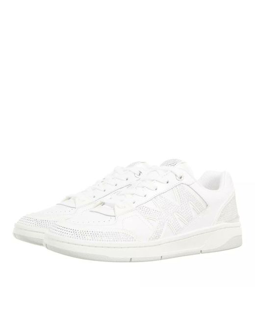 Michael Kors White Rebel Lace Up Sneaker