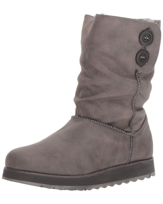 skechers charcoal boots
