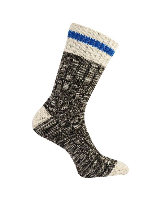 Merrell Gray And Heritage Camp Wool Blend Crew Socks-1 Pair-heat Transfer Logo And Moisture Wicking