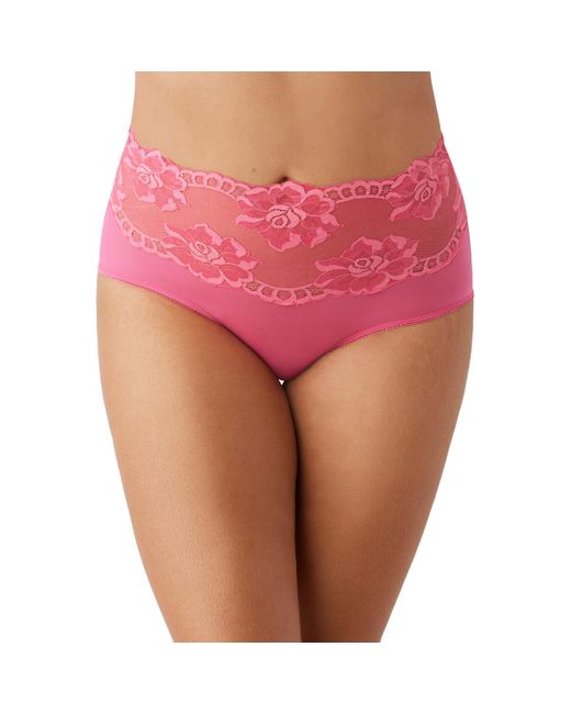 Wacoal Pink Light And Lacy Brief Panty