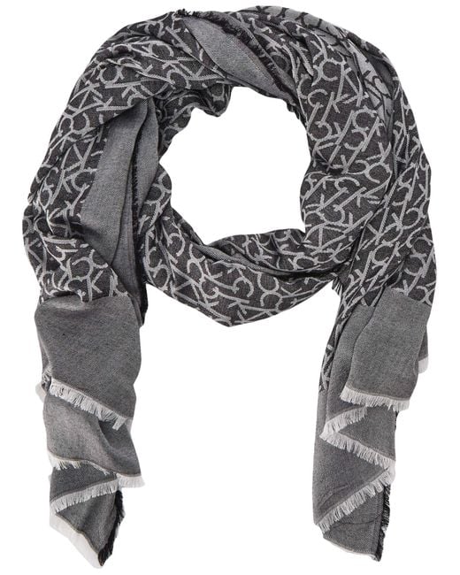 Calvin Klein Gray Accessories Scraf