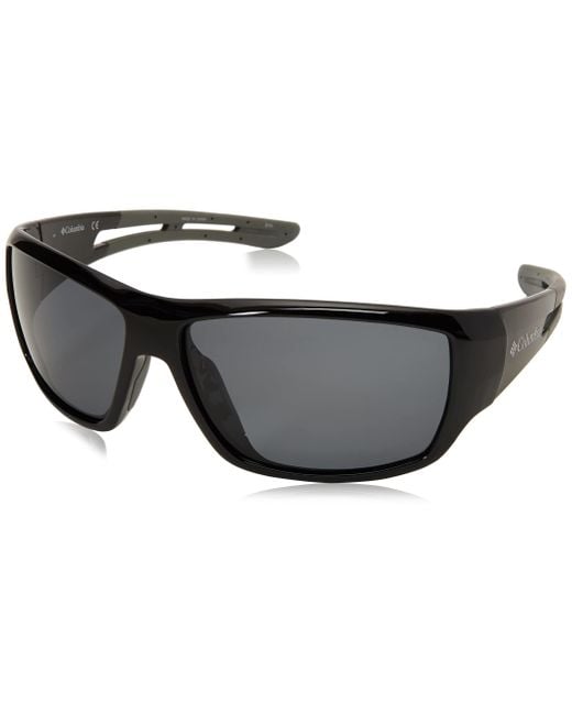 Columbia Utilizer UTILIZER-001 Polarized Wrap Sunglasses in Black für Herren