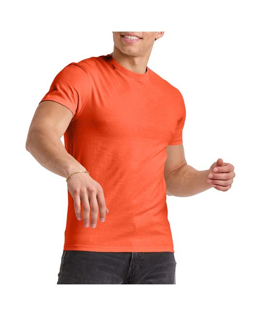 Hanes Orange Originals T-shirt for men