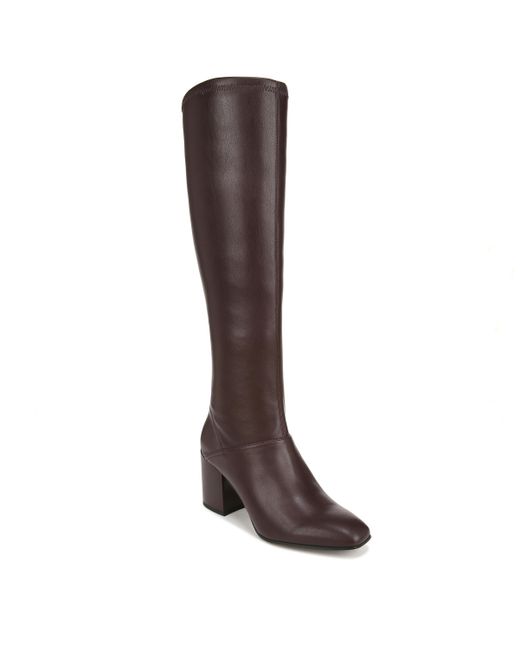 Franco Sarto S Tribute Knee High Heeled Boot Cordovan Brown
