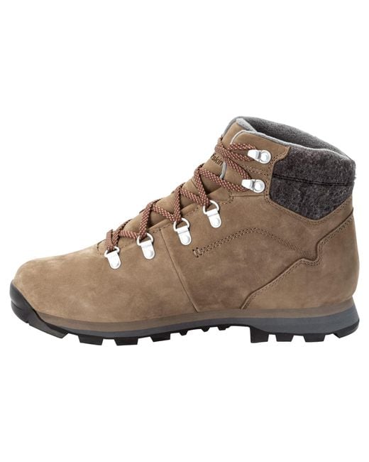 Jack Wolfskin Thunder Bay Texapore Mid M Hiking Shoe in Brown for Men | Lyst