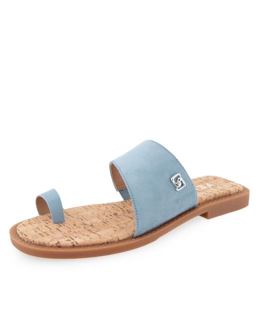 Aerosoles Blue Carder Flat Sandal
