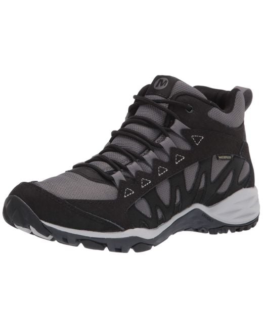 merrell lulea mid waterproof walking boots ladies