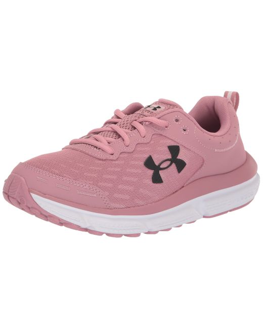 Under Armour Charged Assert 10 D Running Shoe, in Pink | Lyst