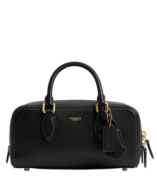 COACH Black Bowery Satchel 22