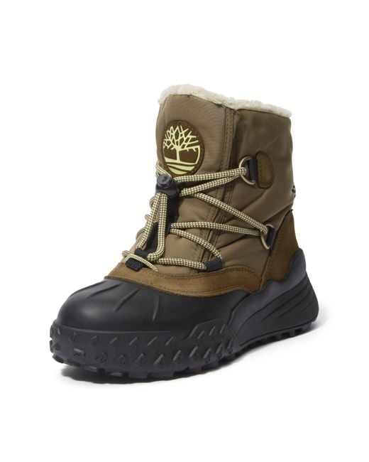 Timberland Green Moriah Range Mid Warm Lined Waterproof Snow Boot