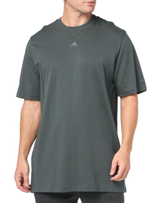 Adidas Gray All Szn T-shirt for men