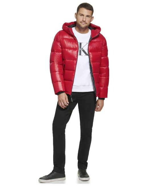 Calvin Klein Outerwear Jacket,deep Red,medium for men