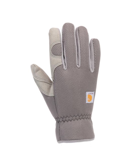 Carhartt Gray Thermal-lined High Dexterity Open Cuff Glove