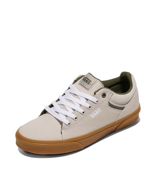 Vans White Seldan Shoe | Retro Tennis Inspired Sneakers For Fashion for men