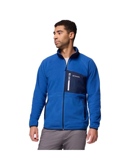 Columbia Blue S Fast Trek Overlay Full Zip for men