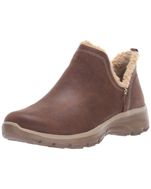 skechers ankle boots with fur