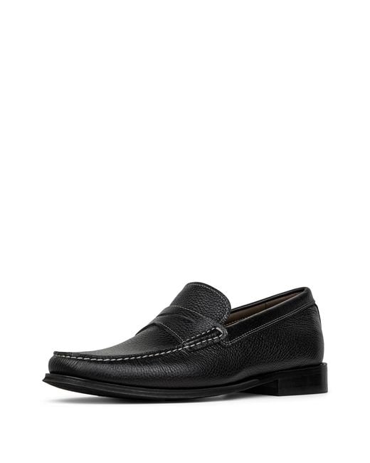 Donald J Pliner Black Donald Pliner Miles Penny Loafer for men
