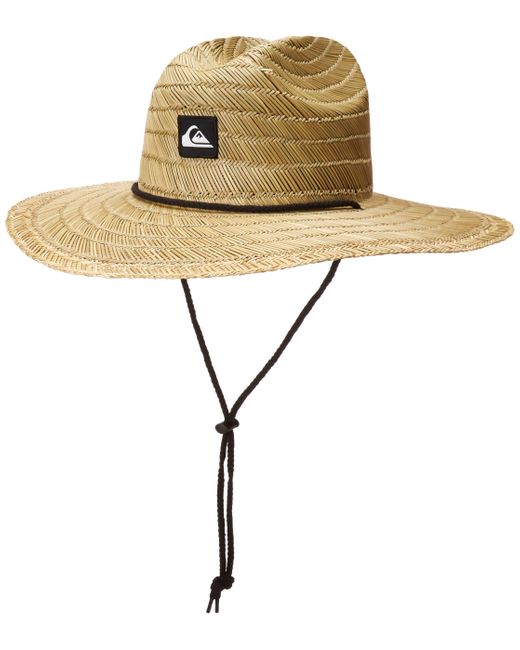 Quiksilver Pierside Straw Hat in Natural/Black (Natural) for Men Save