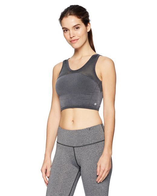 seamless crop top workout