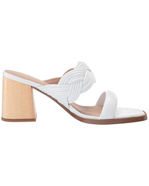 Rachel Zoe Womens Tara Peep Toe Mule Heeled Sandal