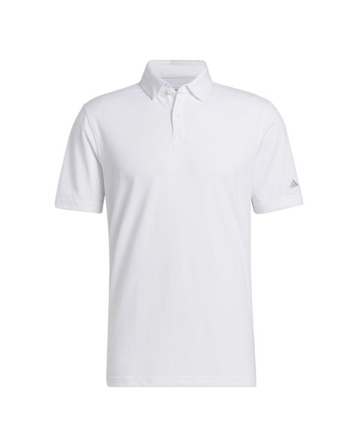 Adidas White Golf S Go-to Polo Shirt for men