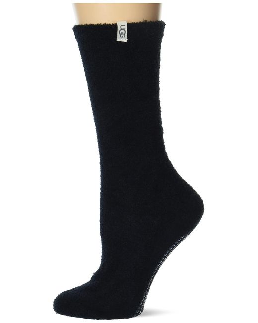 UGG Synthetic Paityn Cozy Gripper Crew Sock in Black (Blue) Lyst