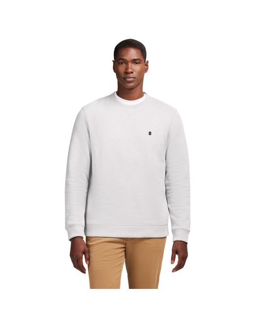 Izod Men's White Advantage Performance Crewneck Fleece