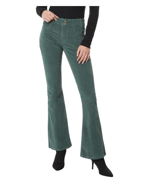 Lucky Brand High-rise Stevie Flare In Fairytale Green