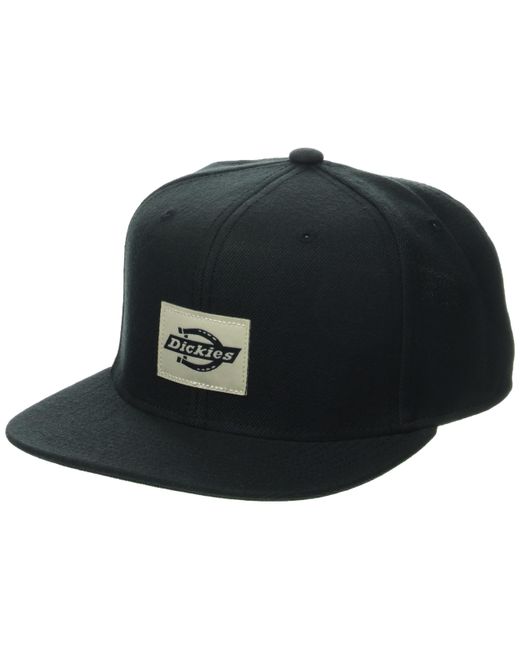 Dickies Mid Pro Flat Brim Hat Black for men
