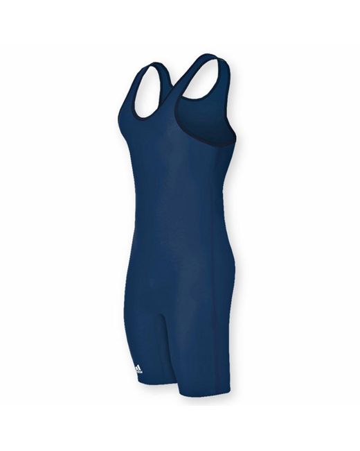 adidas As101s Youth Wrestling Singlet in Blue for Men Lyst