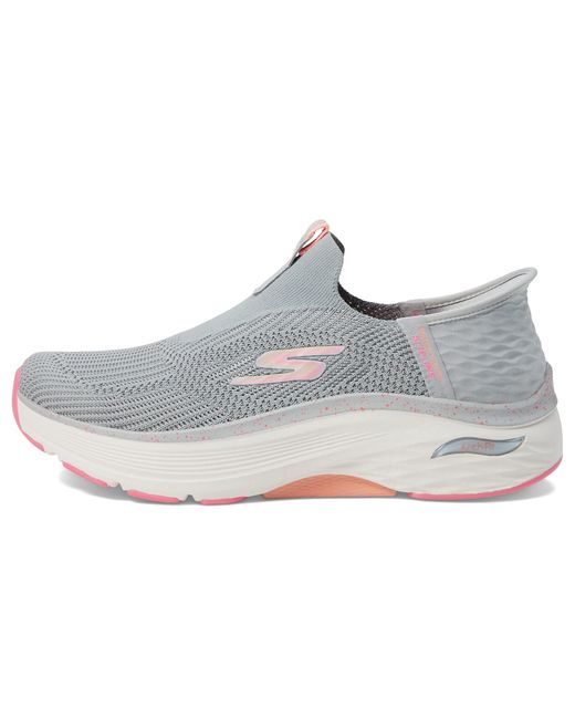 Skechers Gray Max Cushioning Arch Fit Fluidity Hands Free Slip-In-Sneaker