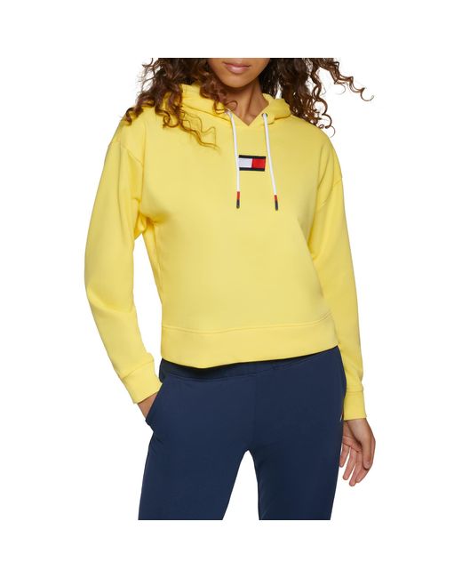 Tommy Hilfiger Yellow Pullover Hoodie