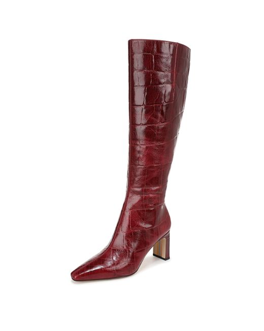Sam Edelman Red Sylvia 2 Knee High Boot