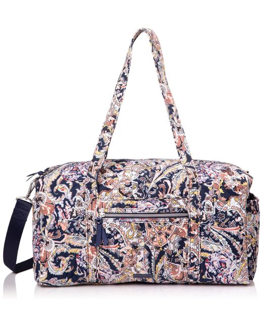 Vera Bradley Performance Twill Medium Travel Duffle Bag in Purple Lyst