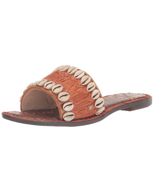Sam Edelman Black Gale Sandal Cognac Multi 10.5 Medium